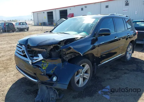2013 Toyota Highlander Limited V6 from USA, damaged, VIN 5TDYK3EH6DS130994